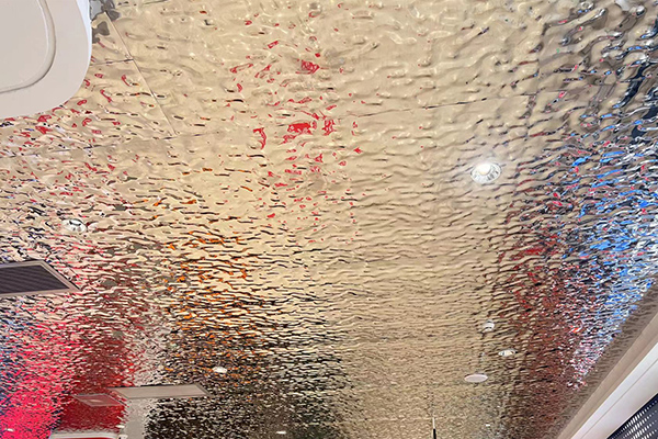 Ondulation de l'eau Finition de la surface