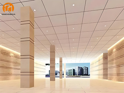 Commercial Complex Lobby Aluminum Clip-In Ceiling Panel